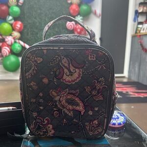 Vera Bradley Gray Floral Quilted Bag